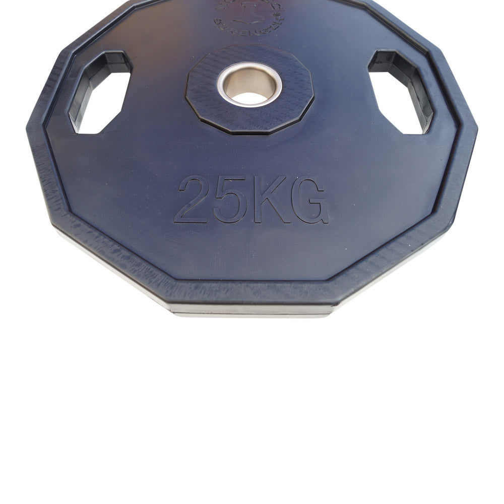 Hantelscheibe 25 kg – 50 mm (12-eckig / schwarz)