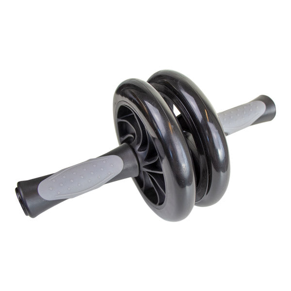 Ab-Wheel (Bauchroller) mit 2 Rädern - Schwarz
