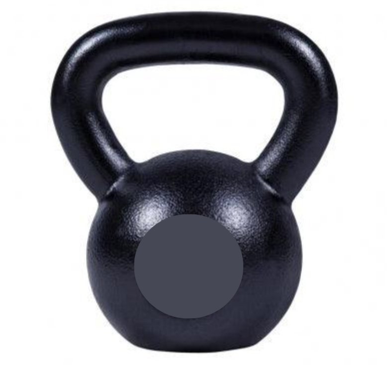 Kettlebell 12 kg - Gusseisen