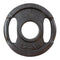 Hantelscheibe aus schwarzem Metall (50 mm) - 1,25 kg