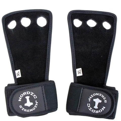 Grip Pads Pro mit Handgelenksstütze von Nordic Strength (Set)