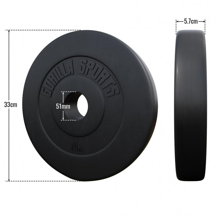 Hantelscheibe 10 kg Basic (50 mm)