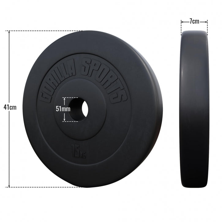 Hantelscheibe 15 kg Basic (50 mm)