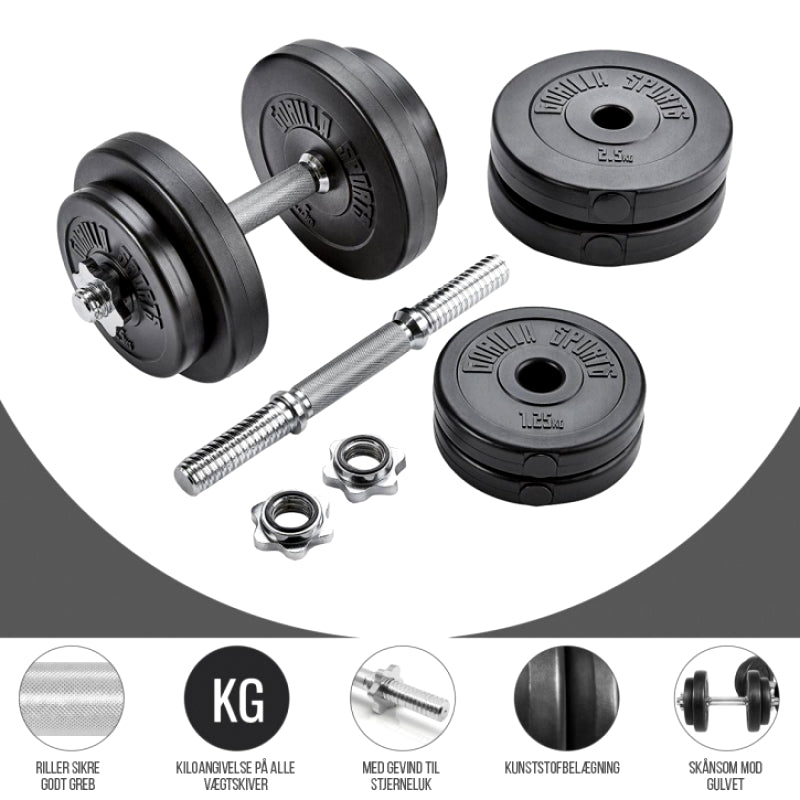 Kurzhantelset 20kg (30mm) - muskelzone