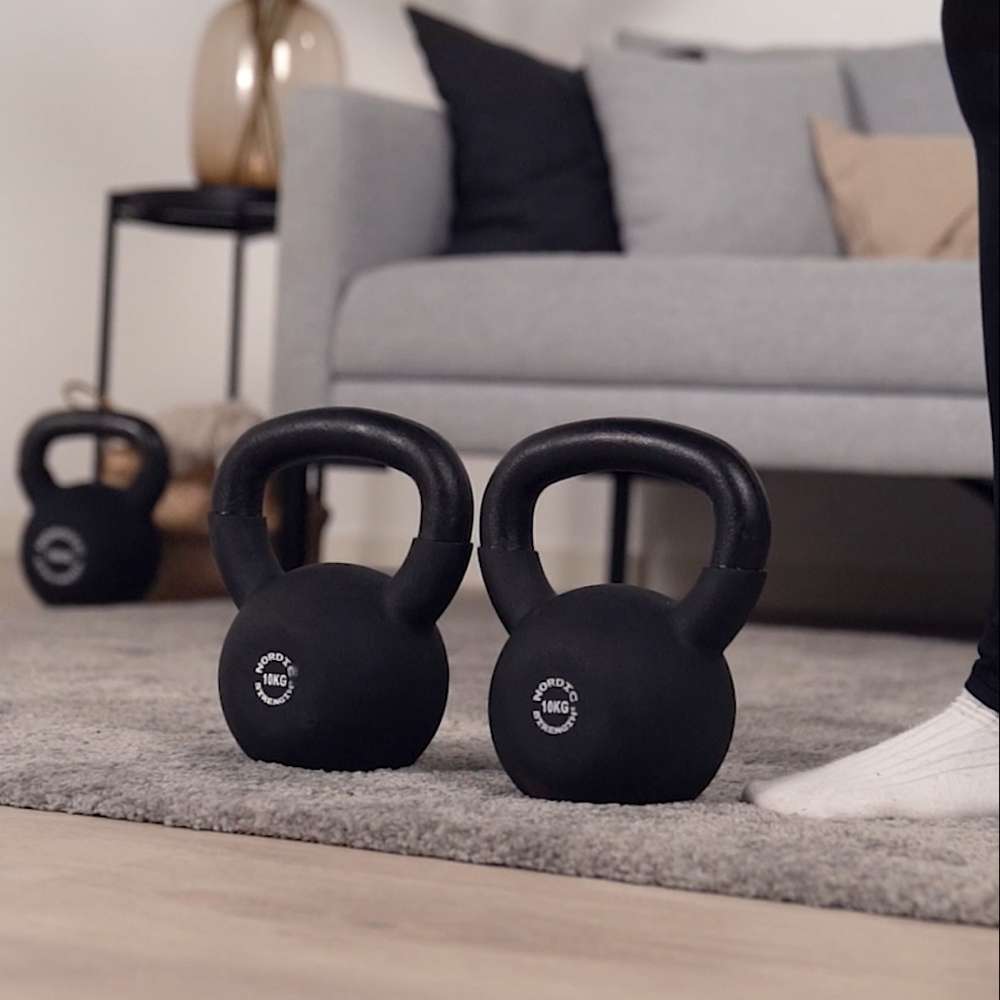 Kettlebell von Nordic Strength, Gusseisen - 18kg - muskelzone