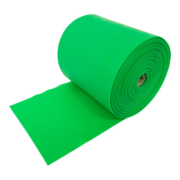 Fitnessband, grün: "Hart”, 30m Rolle - muskelzone