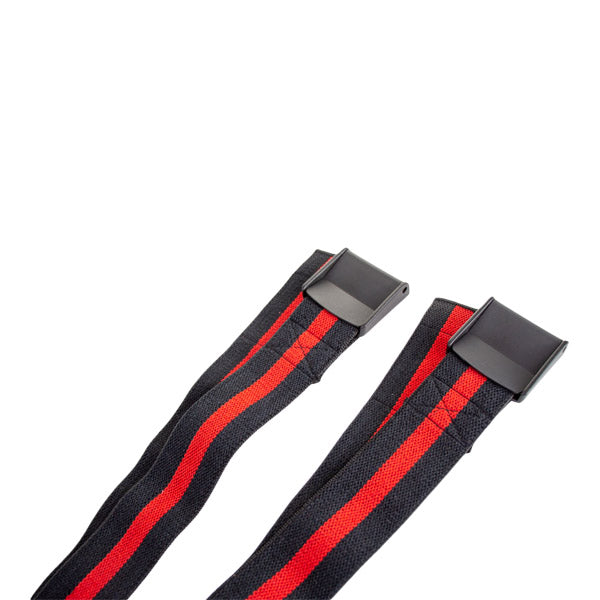Okklusionsbänder für die Beine Rot/Schwarz (2 Stk)