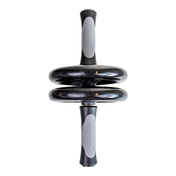 Ab-Wheel (Bauchroller) mit 2 Rädern - Schwarz