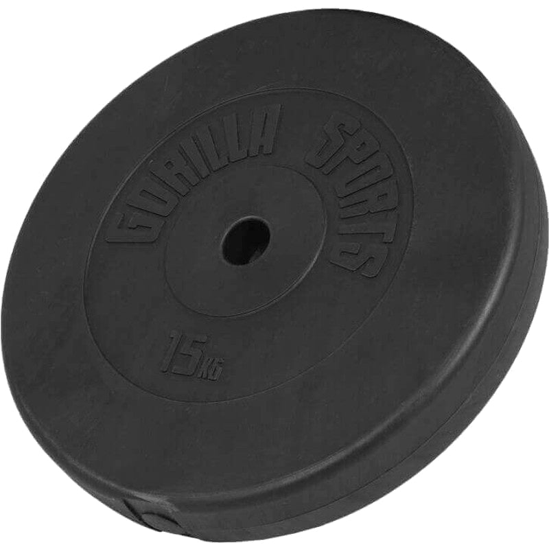 Hantelscheibe aus hartem Kunststoff 15 kg (30 mm) - muskelzone