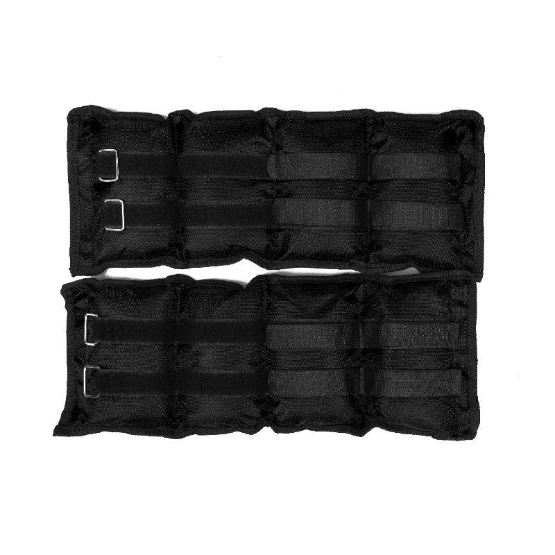 Gewichtsmanschette für Fuß- oder Handgelenk, 4,5 kg, schwarz (Paar) - muskelzone