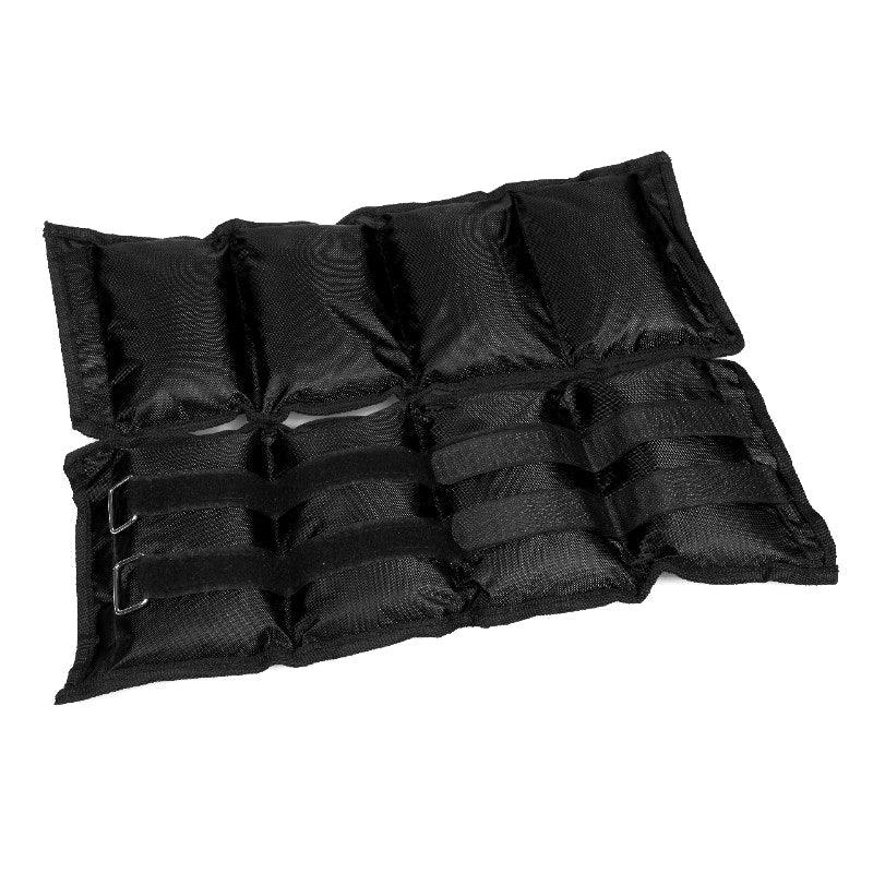 Gewichtsmanschette für Fuß- oder Handgelenk, 4,5 kg, schwarz (Paar) - muskelzone