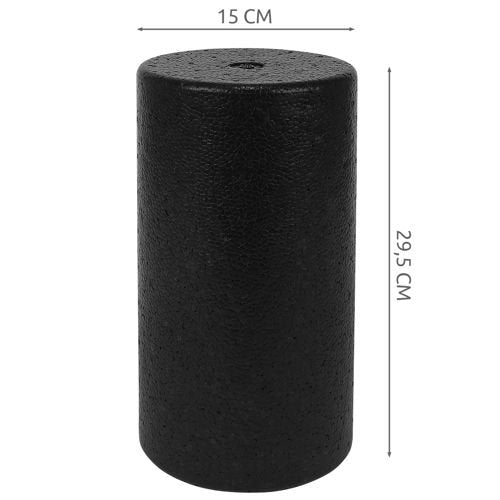 Foam Roller EPP Schwarz, 30 cm