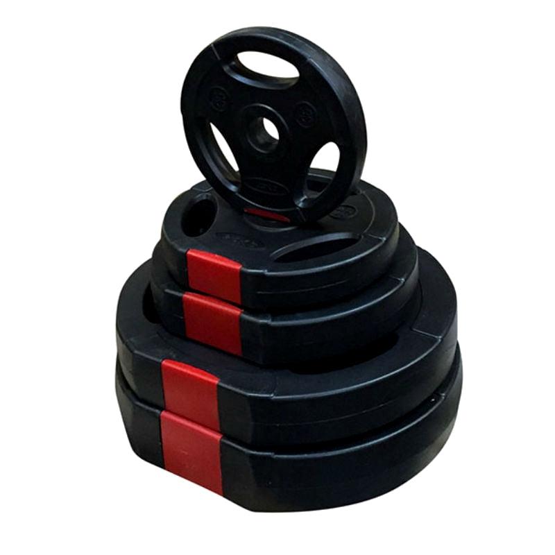 Grip-Hantelscheibe aus hartem Kunststoff 5 kg (30 mm) - muskelzone