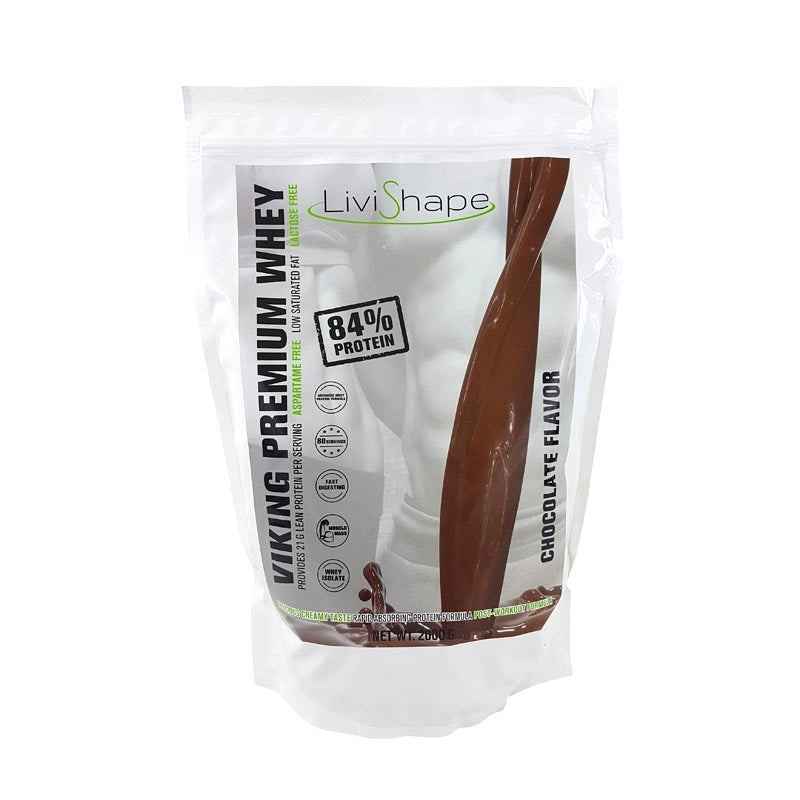 Whey-Protein-Pulver mit Schokoladengeschmack (2000g) - muskelzone