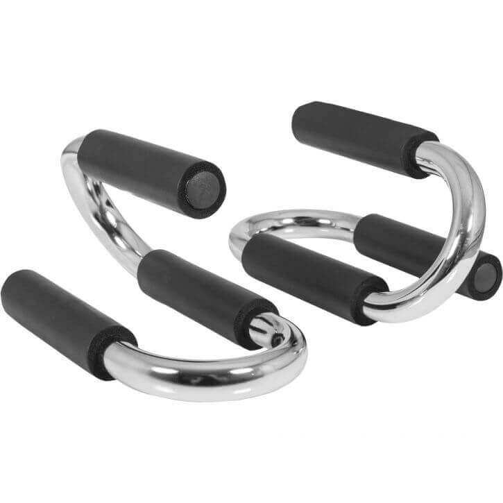 Push-Up-Bar-Set Chrome