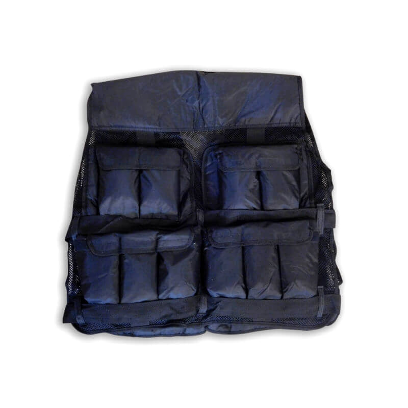 Schwarze Gewichtsweste 10 kg