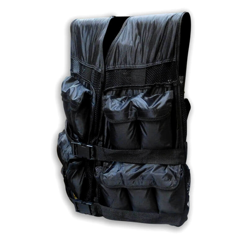 Schwarze Gewichtsweste 10 kg